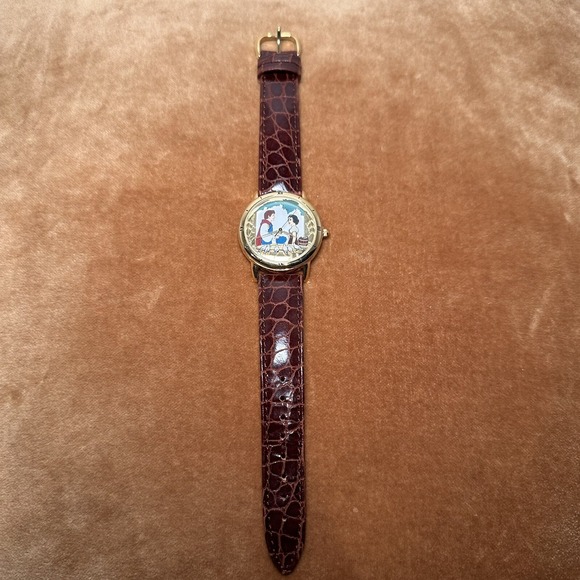 Disney Watch Collectors Club‎ Series V Snow White By Fossil W/music Box #3049 main image 12